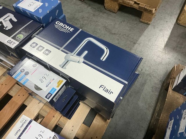 Grohe flair 32453000 chrome keukenmengkraan (3x) - afbeelding 2 van  4