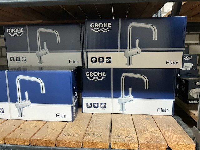 Grohe flair 32453000 chrome keukenmengkraan (3x) - afbeelding 3 van  4