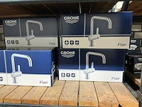 Grohe flair 32453000 chrome keukenmengkraan (3x) - afbeelding 3 van  4