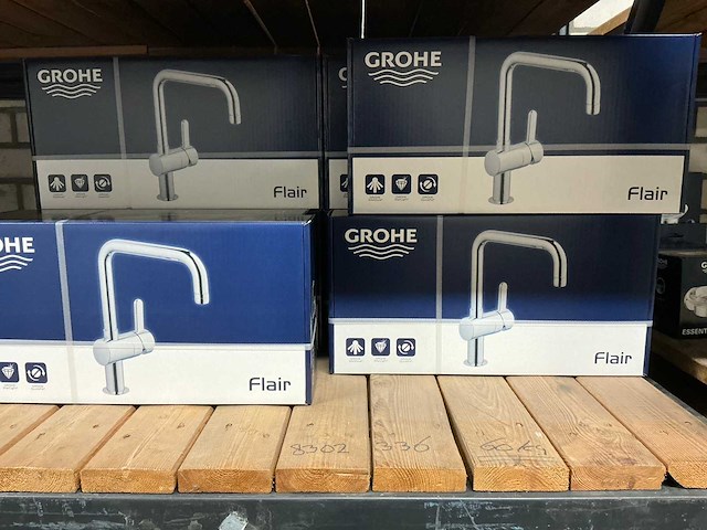 Grohe flair 32453000 chrome keukenmengkraan (5x) - afbeelding 2 van  4
