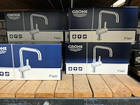 Grohe flair 32453000 chrome keukenmengkraan (5x) - afbeelding 2 van  4