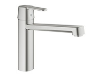 Grohe get keukenkraan - medium uitloop - rvs-look - afbeelding 1 van  2