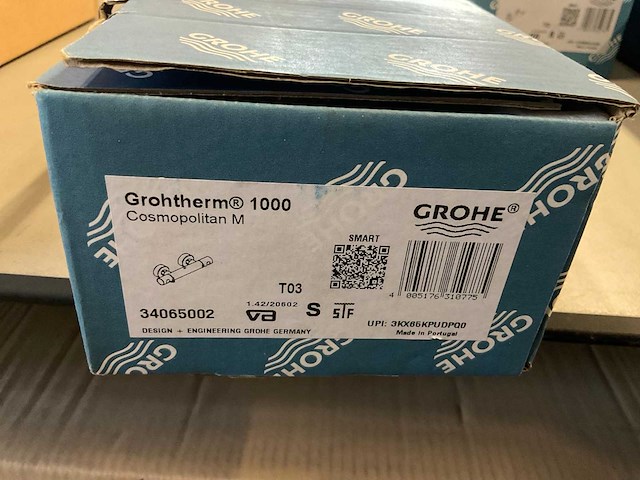 Grohe grohtherm cosmopolitan 1000 thermostatische douchekraan - afbeelding 4 van  4