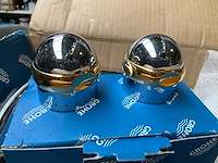 Grohe igo sentosa driegats wastafelmengkraan goud chroom - afbeelding 6 van  10