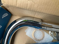 Grohe igo sentosa driegats wastafelmengkraan goud chroom - afbeelding 10 van  10