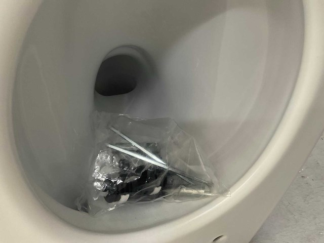 Grohe inbouwreservoir met gessi toiletpot mat wit - afbeelding 1 van  6