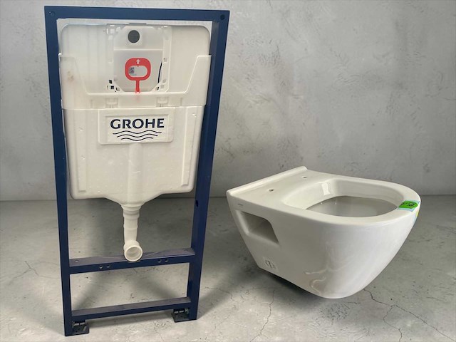 Grohe inbouwreservoir toiletpot wit - afbeelding 1 van  4