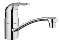 Grohe keukenmengkraan met lage uitloop - afbeelding 1 van  3