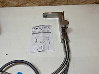 Grohe plus wastafelmengkraan met waste supersteel - afbeelding 5 van  8