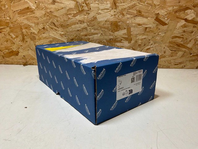 Grohe plus wastafelmengkraan met waste supersteel - afbeelding 5 van  5