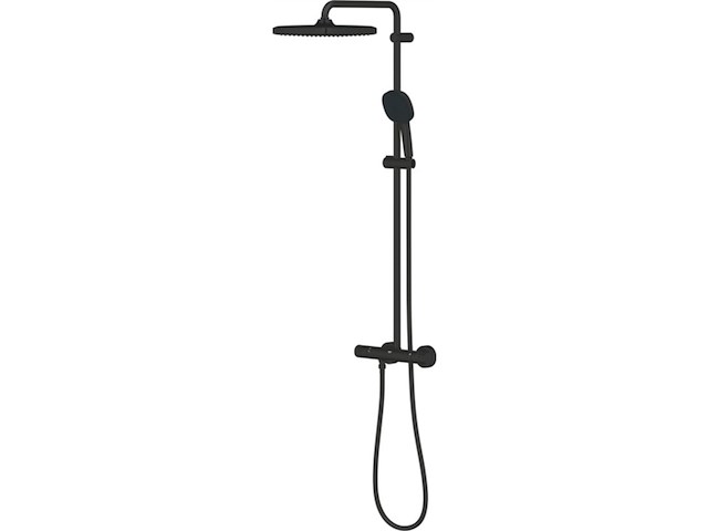 Grohe quickfix vitalio comfort 250 douchesysteem matte black - afbeelding 1 van  4