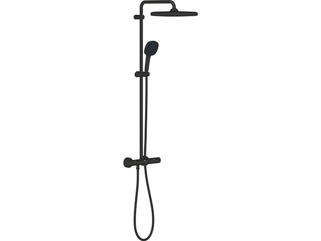 Grohe quickfix vitalio comfort 250 douchesysteem matte black - afbeelding 2 van  4