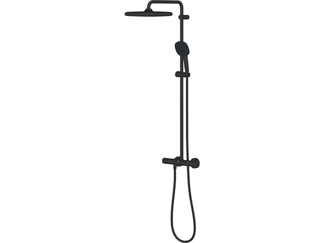 Grohe quickfix vitalio comfort 250 douchesysteem matte black - afbeelding 1 van  2