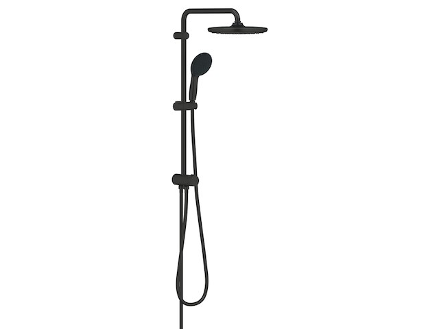 Grohe quickfix vitalio start 250 flex douchesysteem matte black - afbeelding 1 van  4