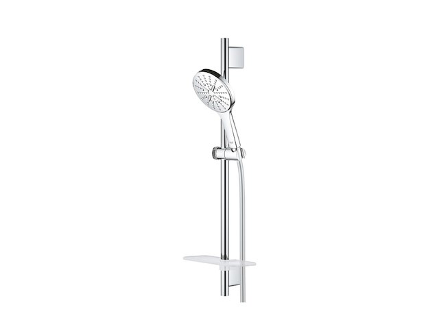 Grohe rainshower smartactive 130 glijstangset met zeepschaal chroom - afbeelding 2 van  6
