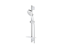 Grohe rainshower smartactive 130 glijstangset met zeepschaal chroom - afbeelding 2 van  6