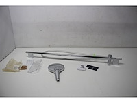 Grohe rainshower smartactive 150 glijstangset 90 cm met zeepschaal chroom/moon white - afbeelding 2 van  3