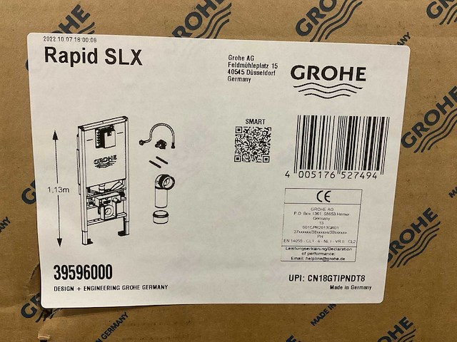 Grohe rapid slx inbouwreservoir wandcloset - afbeelding 3 van  3