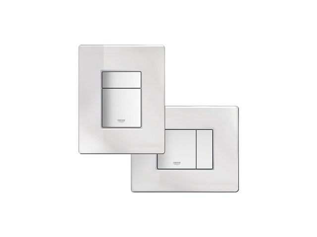 Grohe skate cosmo bedieningsplaat mirror glass spiegelglas - afbeelding 1 van  6