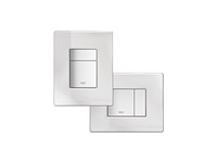 Grohe skate cosmo bedieningsplaat mirror glass spiegelglas - afbeelding 1 van  6