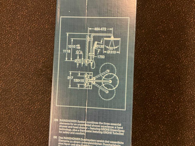 Grohe smart active 310 regendouche - afbeelding 4 van  4