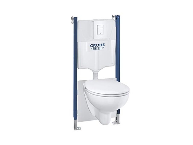 Grohe solido 5in1 w bouw keramische wc armatuur alpine wit - afbeelding 1 van  3
