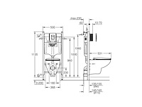 Grohe solido 5in1 w bouw keramische wc armatuur alpine wit - afbeelding 2 van  3