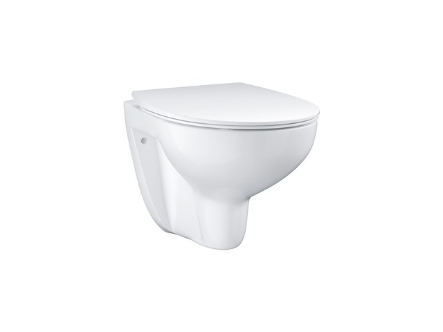Grohe solido bau wandcloset diepspoel spoelrandloos wit - afbeelding 2 van  5