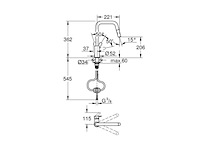 Grohe start quickfix 306312430 uittrekbare mengkraan met dubbele sproeier - afbeelding 3 van  5
