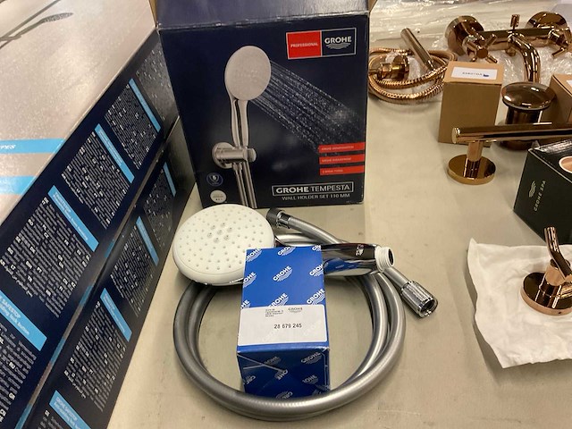 Grohe tempesta handdouche met wandhouder - afbeelding 1 van  3