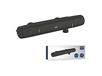 Grohe thermostatische douchekraan precision trend new 12 cm mat zwart - afbeelding 2 van  4