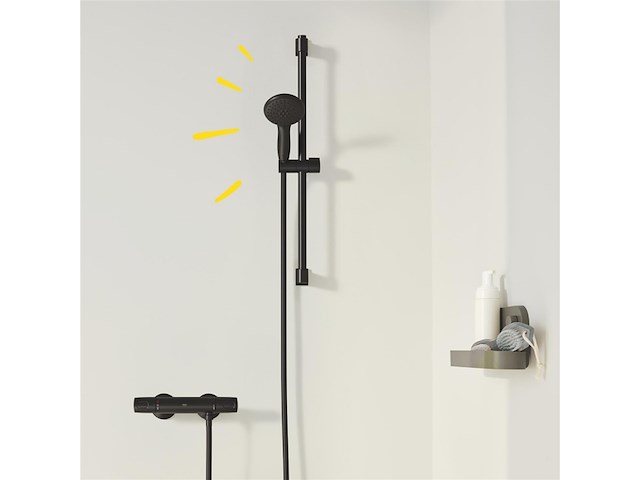 Grohe thermostatische douchekraan precision trend new mat zwart - afbeelding 3 van  6