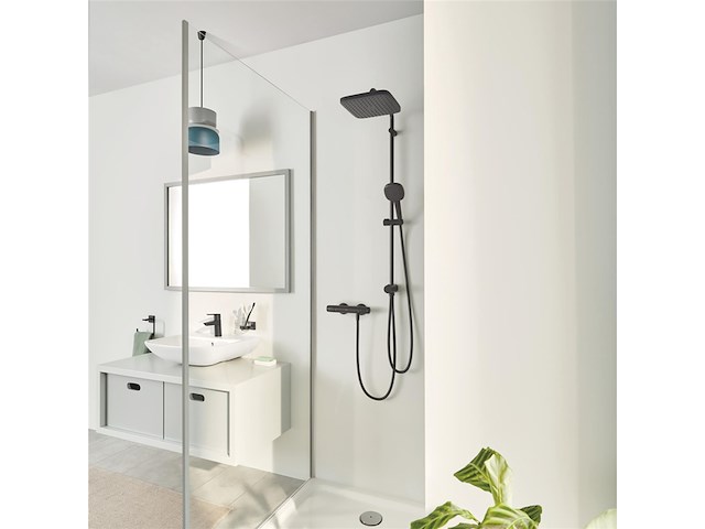 Grohe thermostatische douchekraan precision trend new mat zwart - afbeelding 4 van  6