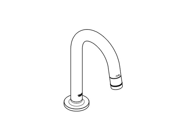 Grohe universal toiletkraan met hoge c uitloop brushed hard graphite - afbeelding 2 van  5