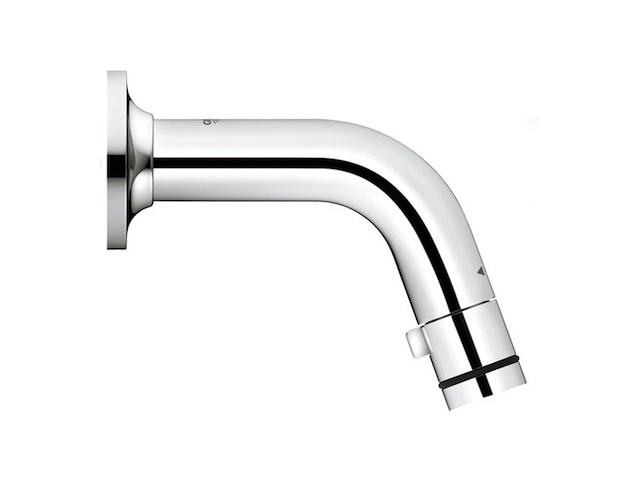 Grohe universal wandgemonteerde fonteinkraan korte uitloop 10 cm chroom - afbeelding 3 van  3