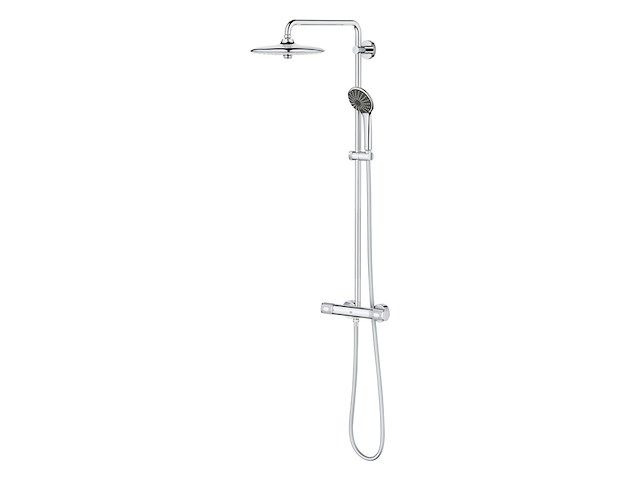 Grohe vitalio 260 regendouche met thermostaatkraan chroom - afbeelding 3 van  4