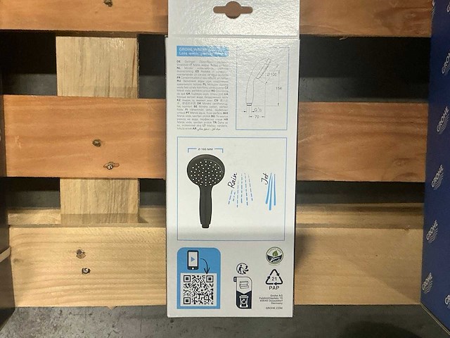 Grohe vitalio rain handdouche - douchekop (10x) - afbeelding 3 van  4