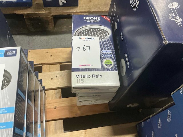 Grohe vitalio rain handdouche - douchekop (4x) - afbeelding 2 van  4