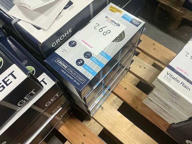 Grohe vitalio rain handdouche - douchekop (4x) - afbeelding 2 van  4