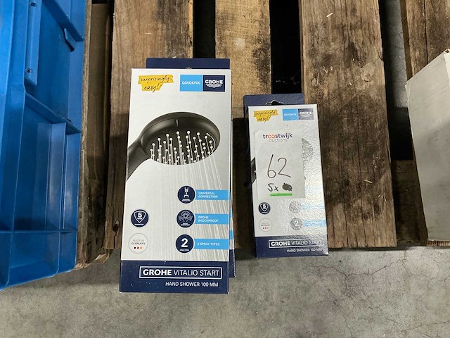Grohe vitalio rain handdouche - douchekop (5x) - afbeelding 3 van  5