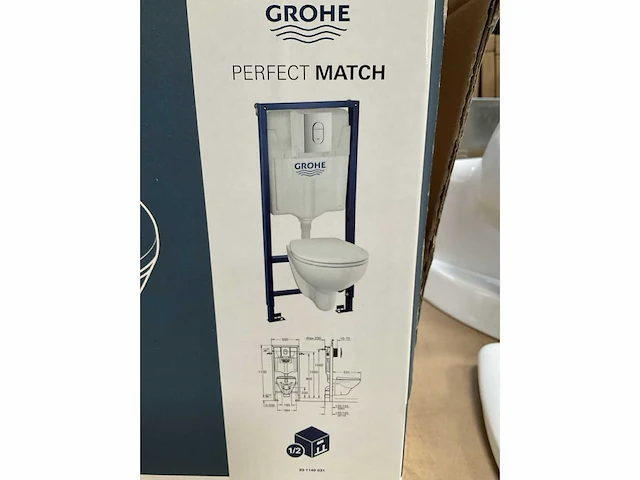 Grohe wandcloset met inbouwreservoir - afbeelding 6 van  9