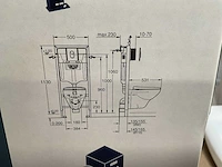 Grohe wandcloset met inbouwreservoir - afbeelding 5 van  9