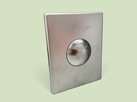 Grohedal bedieningspaneel mat chroom - afbeelding 1 van  2
