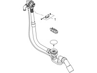 Grohetalentofill inlet pop-up waste system wit - afbeelding 4 van  4