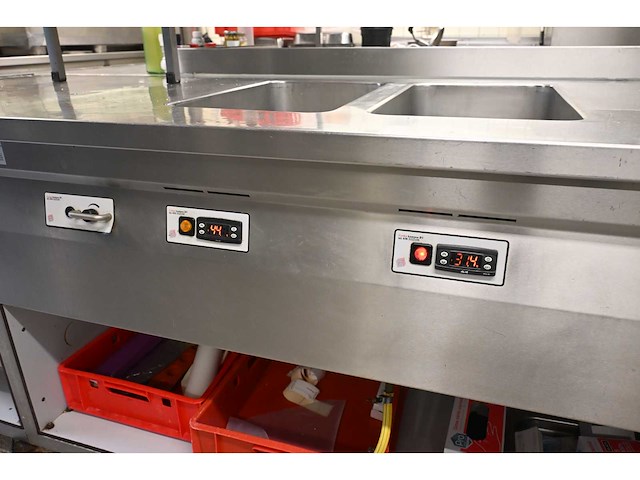 Groku kampen verrijdbare rvs dubbele au-bain-marie - afbeelding 3 van  5