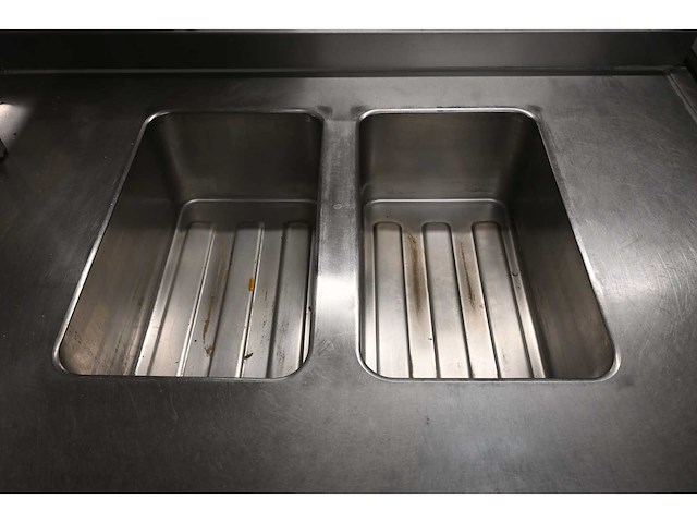 Groku kampen verrijdbare rvs dubbele au-bain-marie - afbeelding 4 van  5