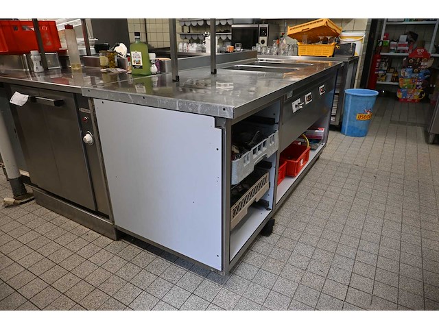 Groku kampen verrijdbare rvs dubbele au-bain-marie - afbeelding 5 van  5