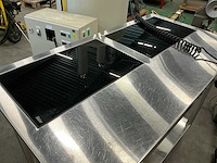 Groku rvs werktafel met elektrische kookplaat - afbeelding 1 van  1