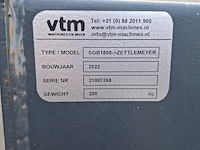 Grondbak, vtm, sgb1800>zettlemeyer, 2022 - afbeelding 7 van  7