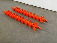 Grondboor ø100mm voor grondboormachine (2x)